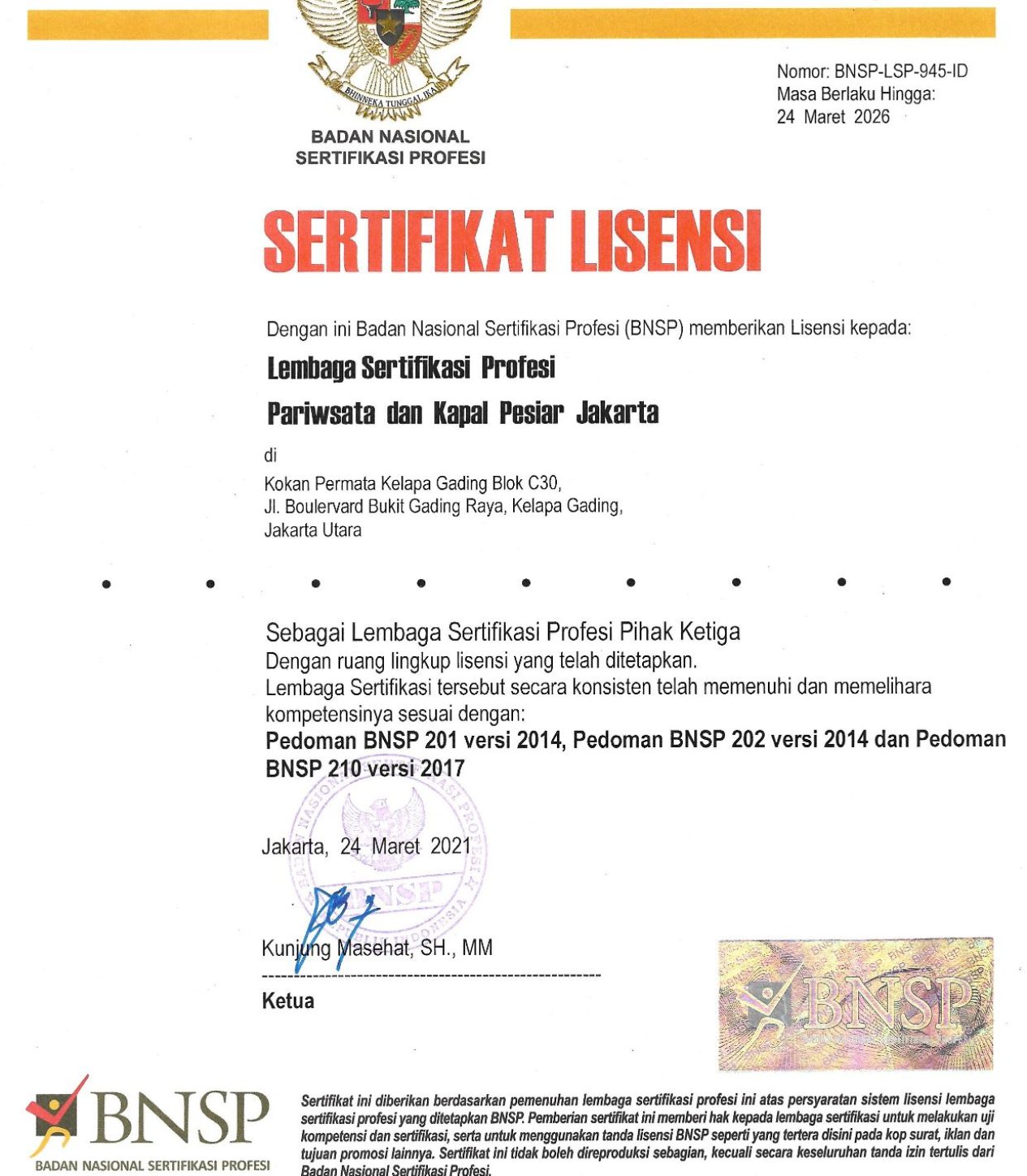 sertifikat lisensi lsp